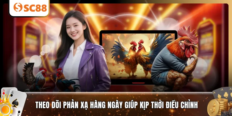 Theo dõi phản xạ hàng ngày giúp kịp thời điều chỉnh